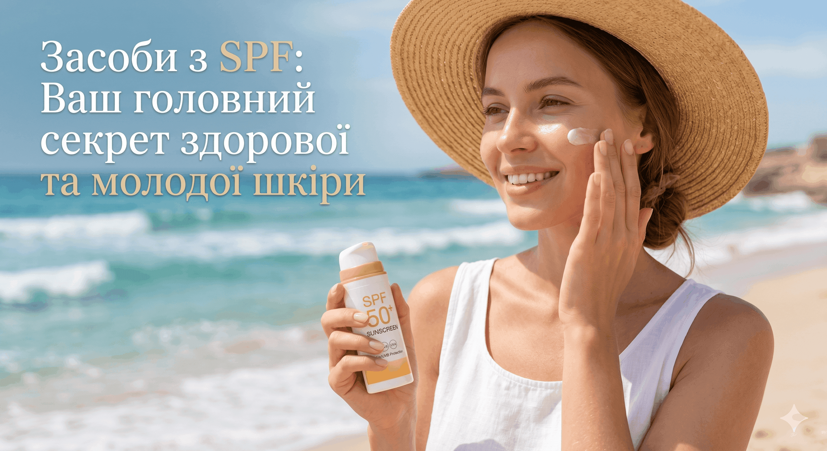 Засоби з SPF: Ваш головний секрет здорової та молодої шкіри