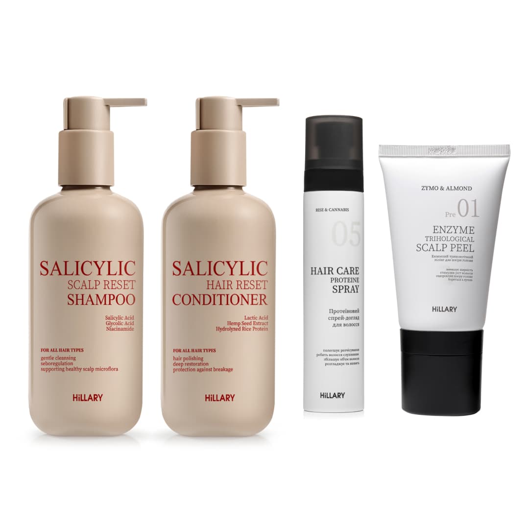 Набір для глибокого очищення та відновлення волосся і шкіри голови з термозахистом thumbnail