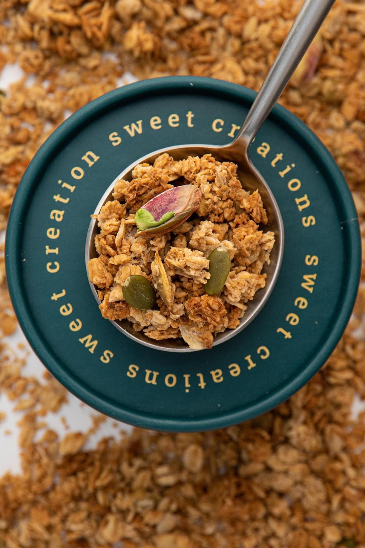 Набір граноли: фісташка з м'ятою 1 кг + імбир 250 г у подарунок thumbnail