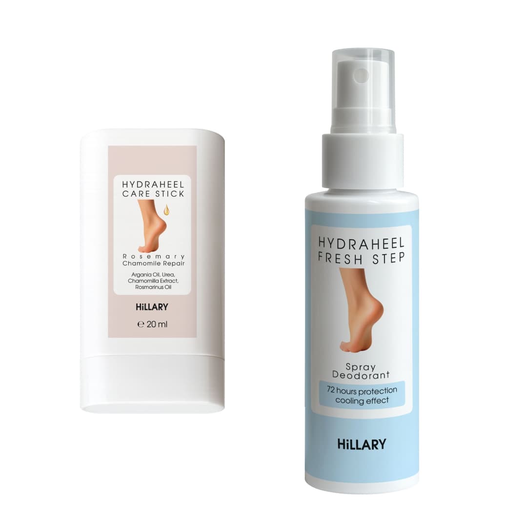 Набір для відновлення п'ят та свіжості стоп з розмарином і ромашкою