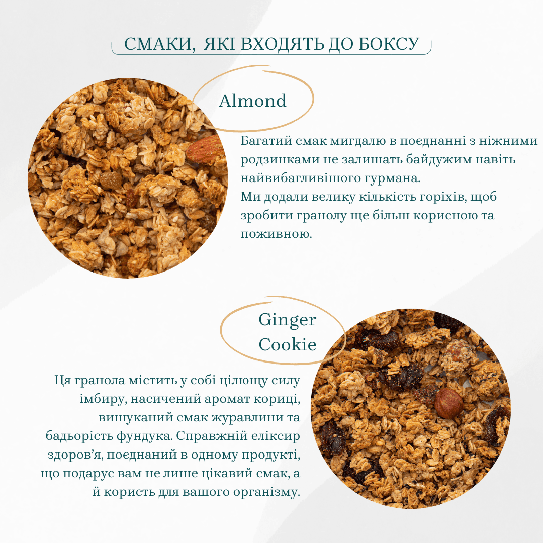 Набір граноли Смакова колекція 10 смаків, 500 г thumbnail