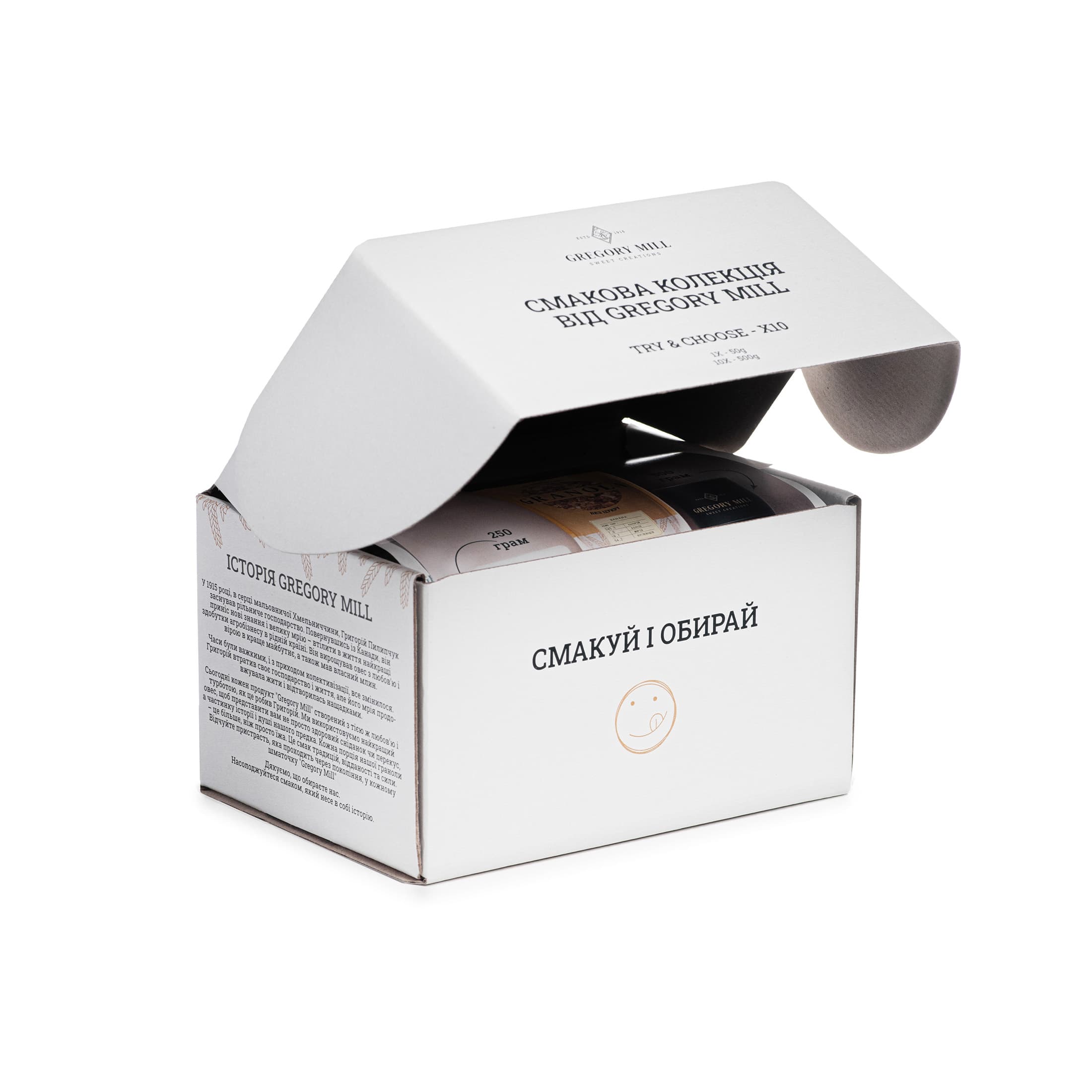 Набір граноли Смакова колекція 10 смаків, 500 г thumbnail