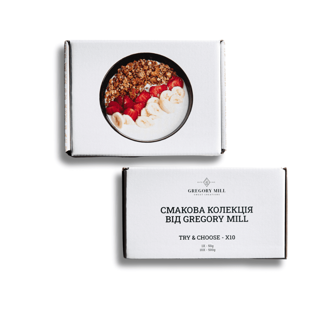 Набір граноли Смакова колекція 10 смаків, 500 г