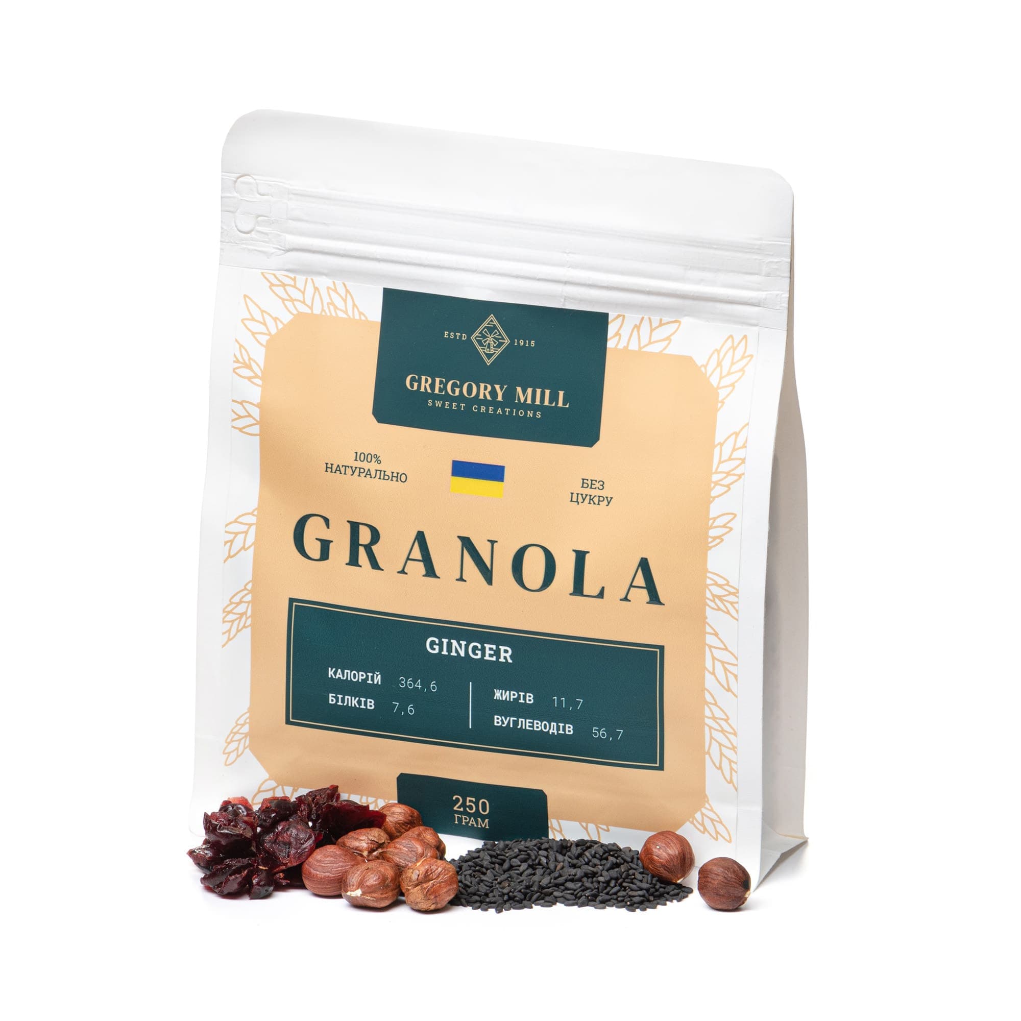 Гранола з імбирем, 250 г thumbnail