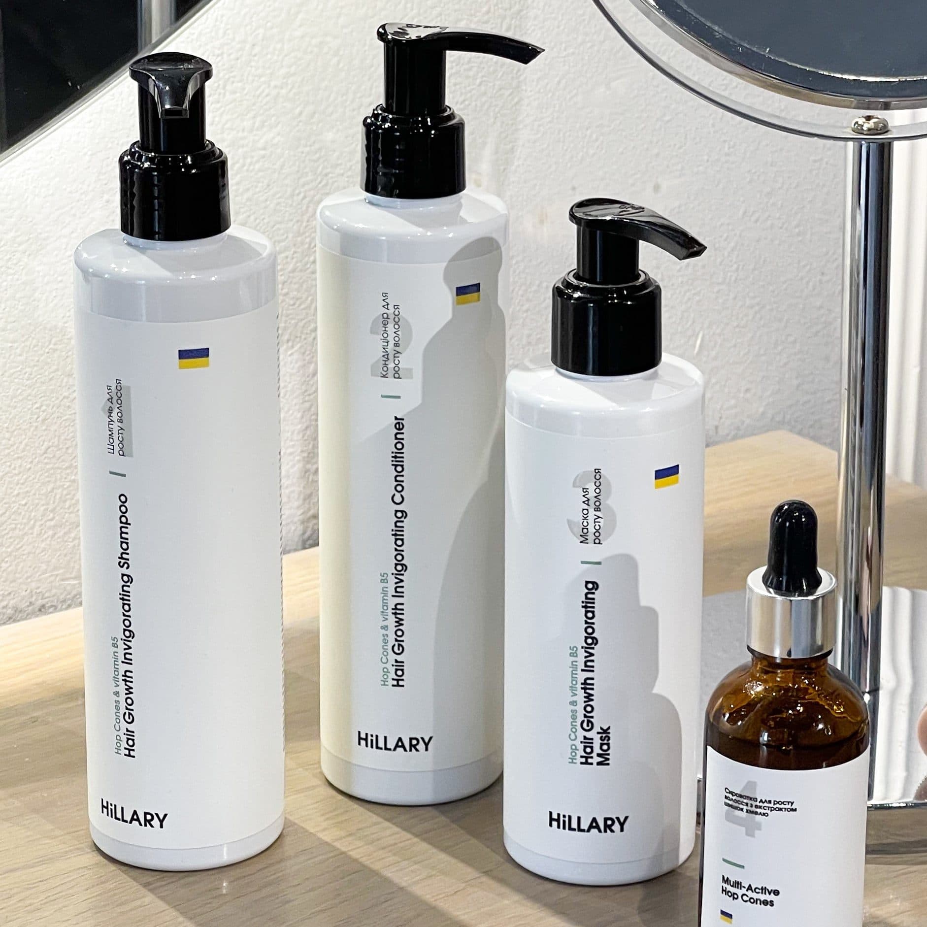 Комплекс для росту волосся з екстрактом шишок хмелю та B5 і маска Bamboo thumbnail