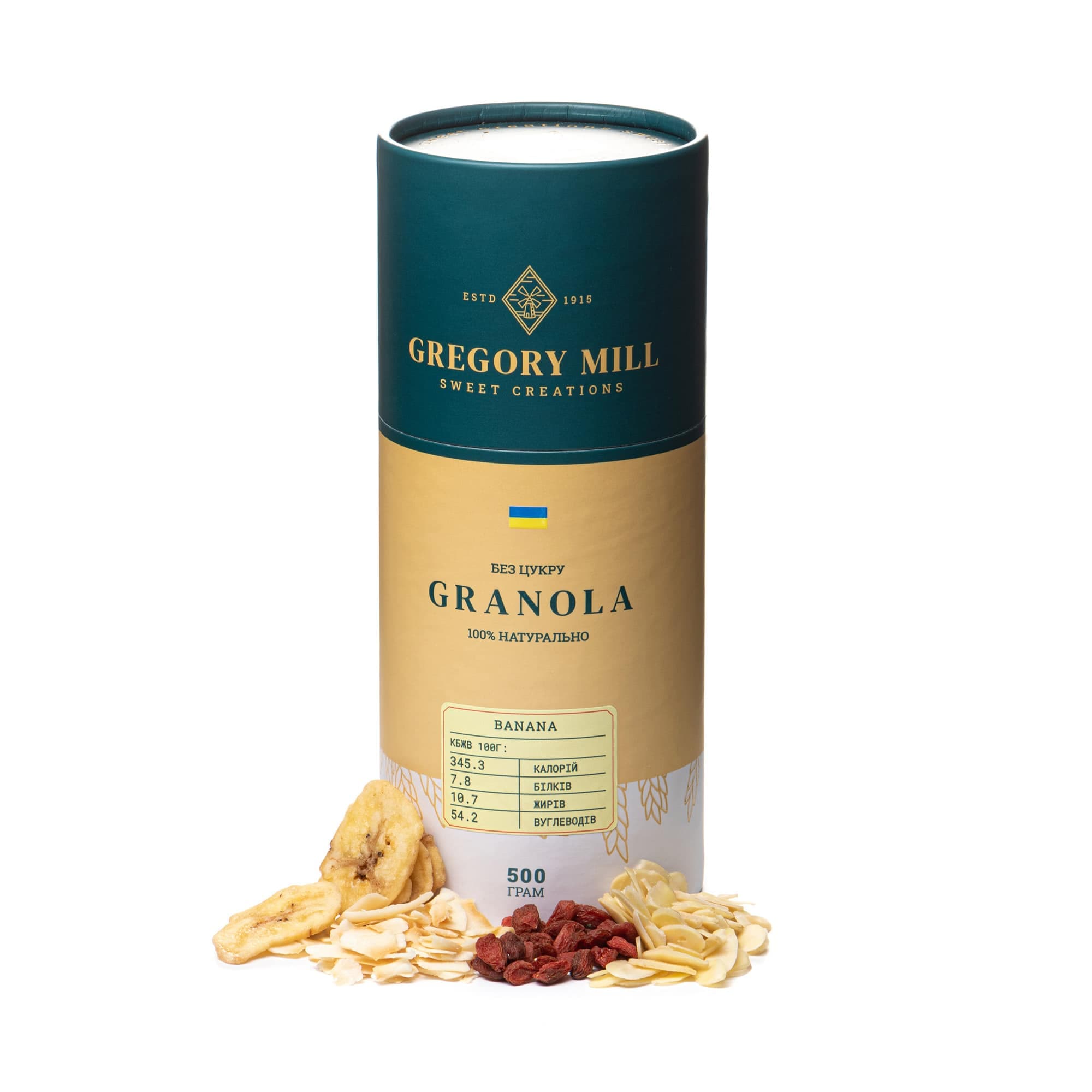 Гранола зі смаком банана, 500 г thumbnail