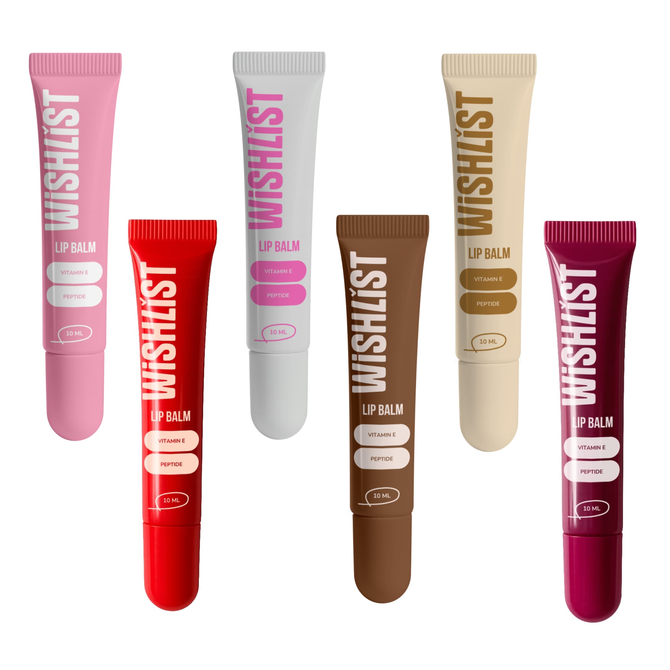 Набір 6 бальзамів-блисків для губ