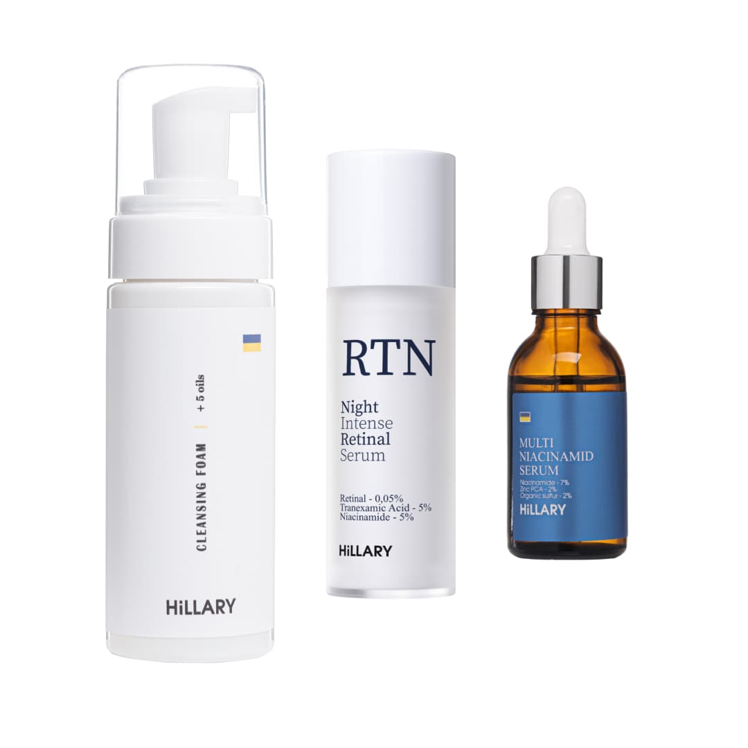 Комплекс для контролю висипань і оновлення шкіри вночі