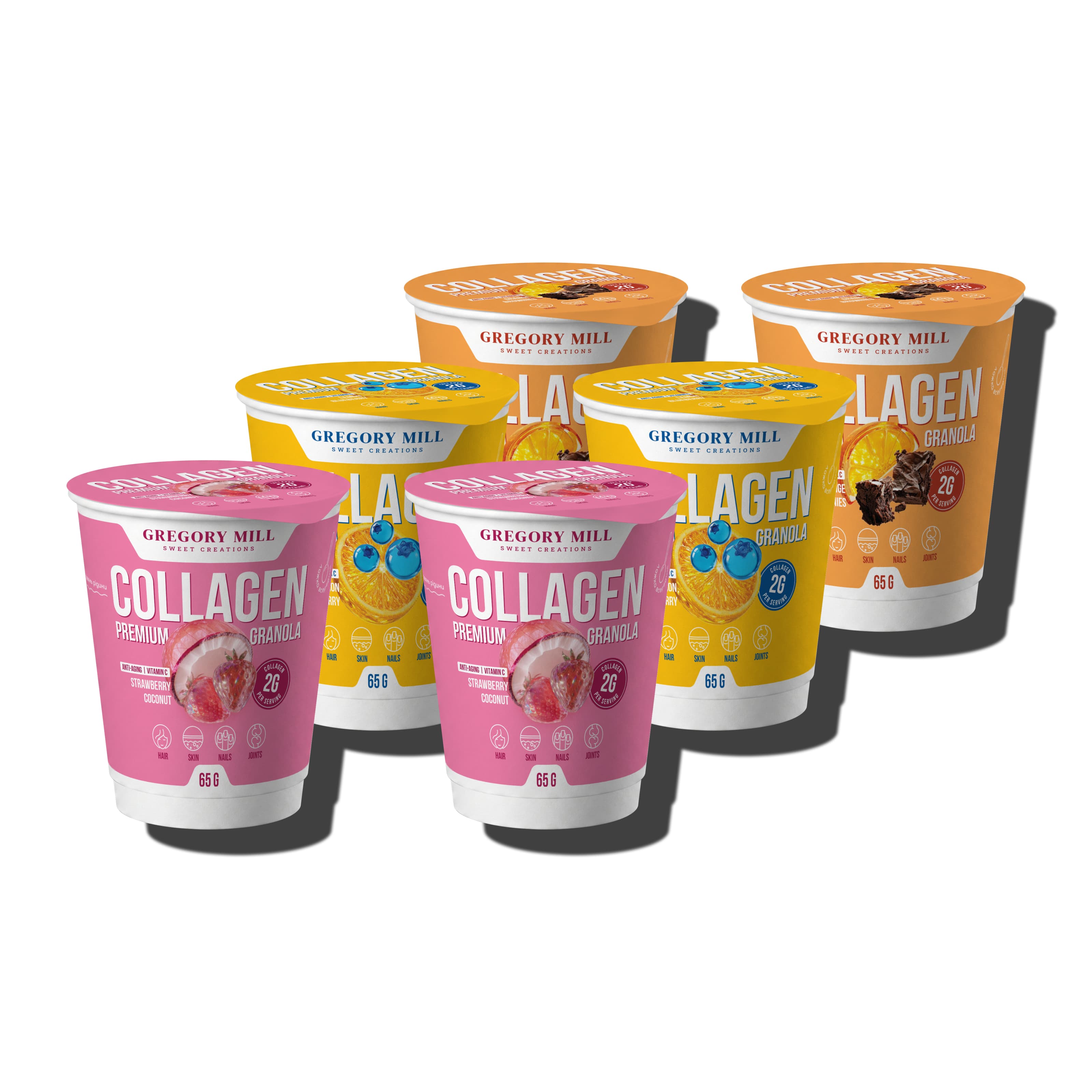 Набір порційної колагенової граноли, 390 г