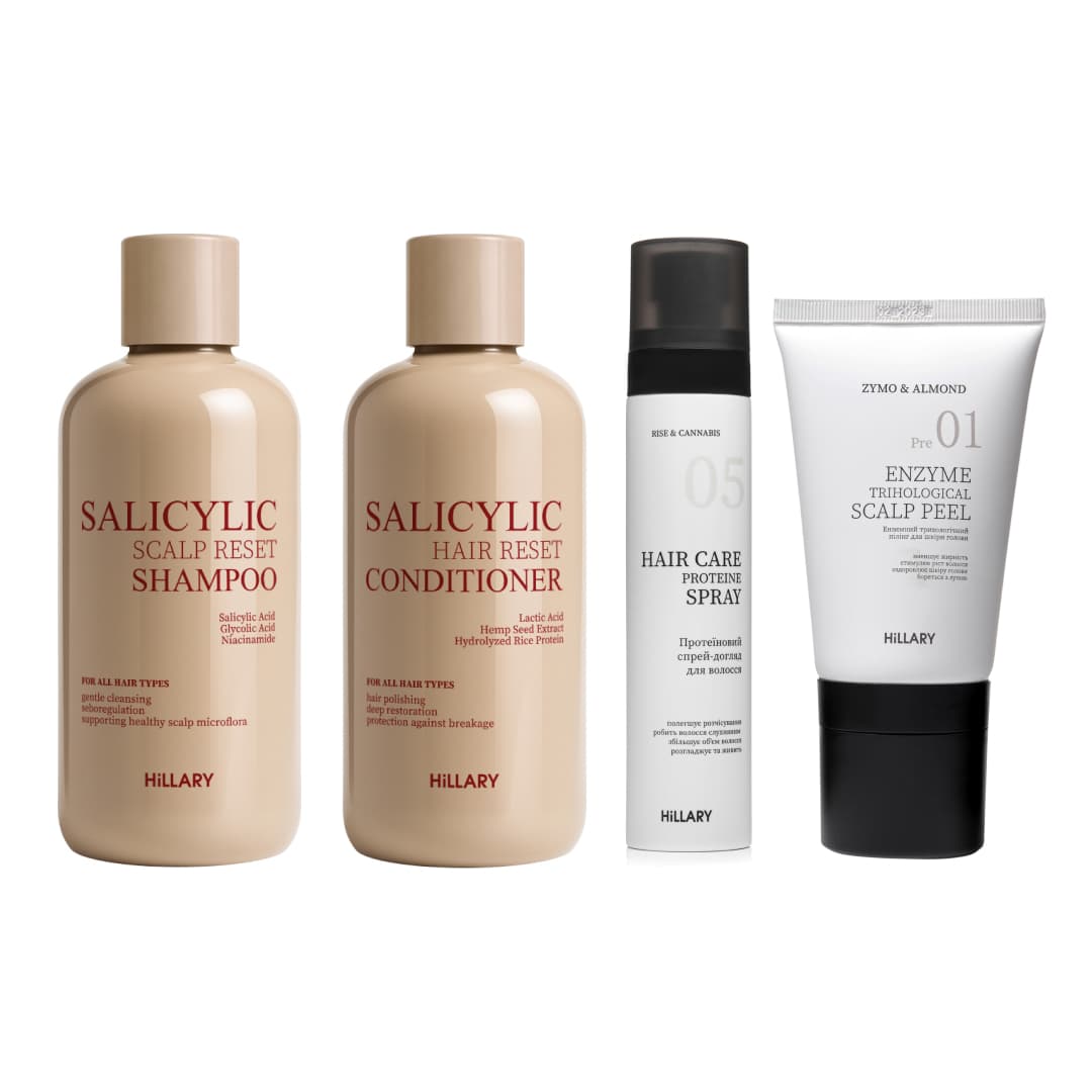 Набір для глибокого очищення та відновлення волосся і шкіри голови з термозахистом