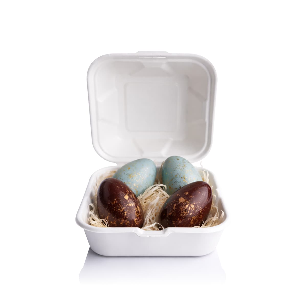 Набір великодніх шоколадних яєць з двома смаками, 330 г