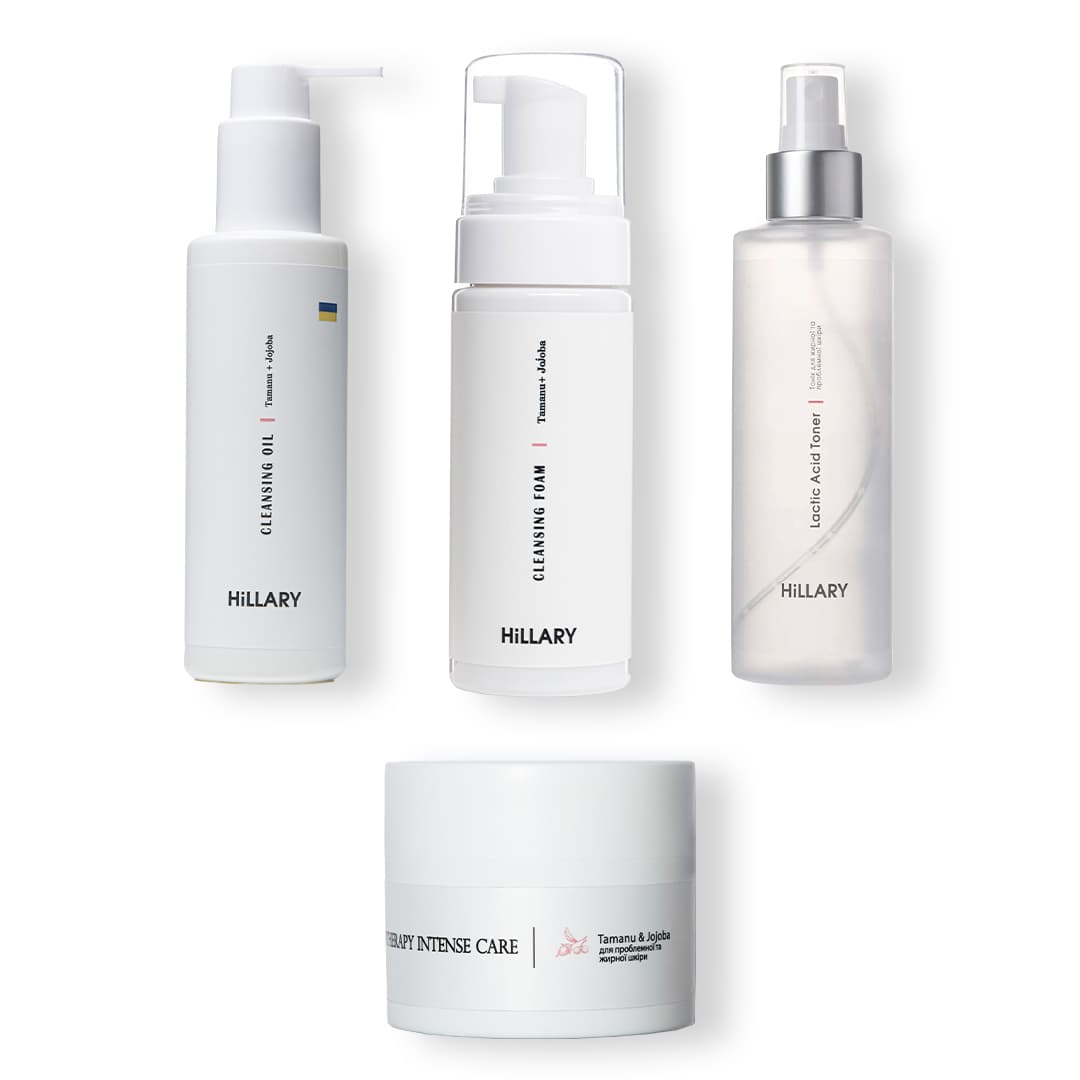 Набір базового догляду за жирною та проблемною шкірою