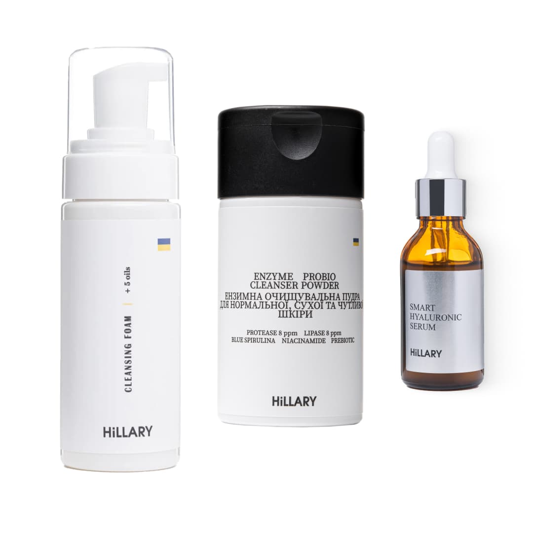 Комплекс ензимного очищення та зволоження для нормальної шкіри з пінкою