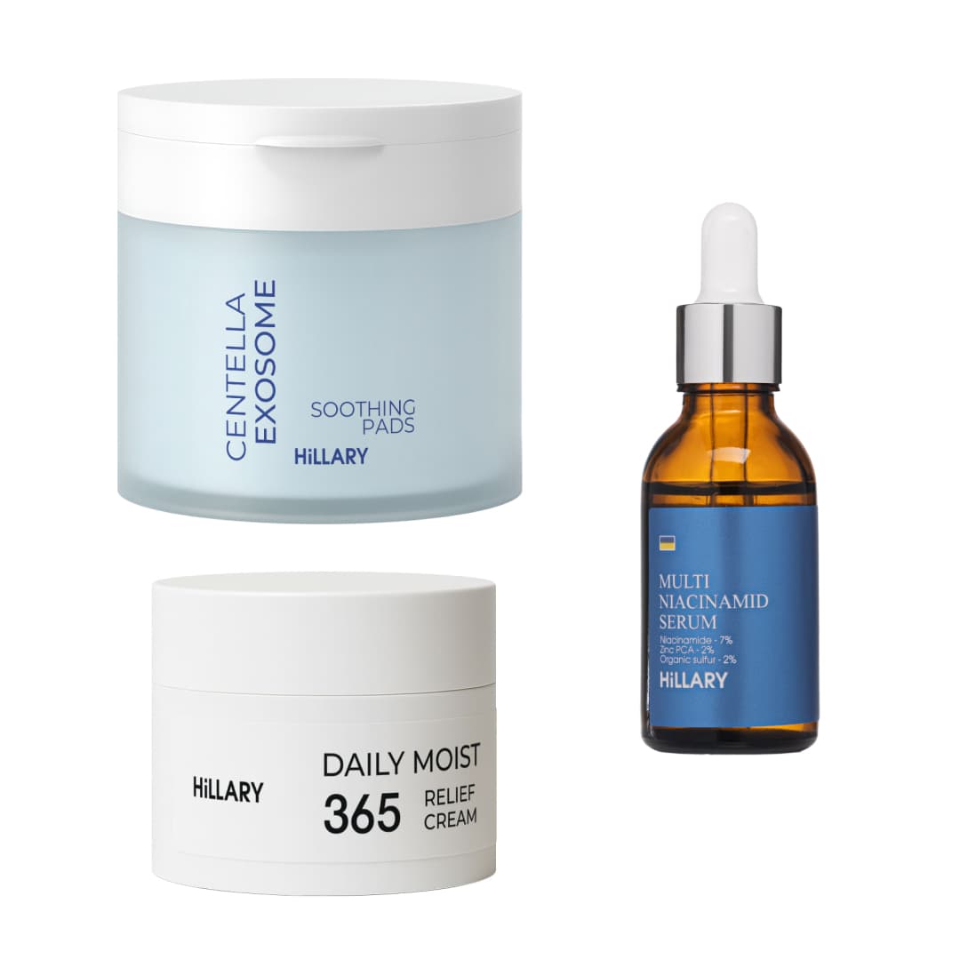 Комплекс для контролю жирного блиску та звуження пор