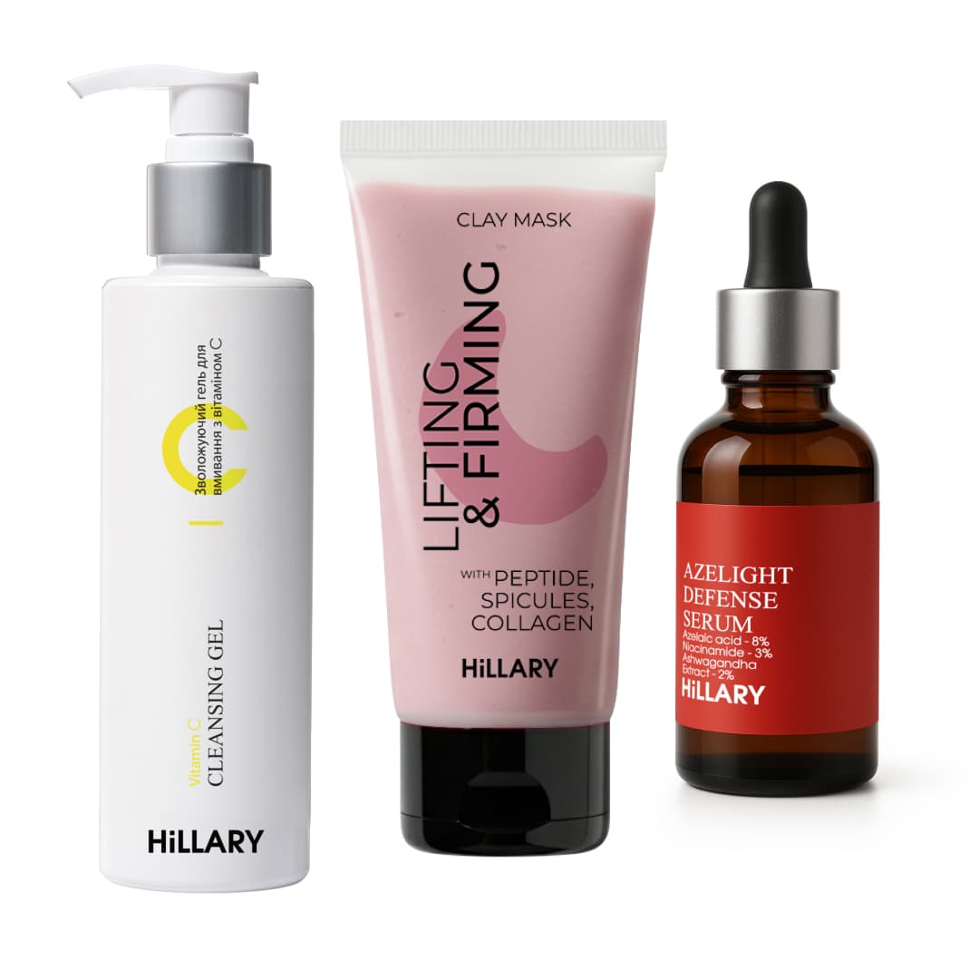 Комплекс для ліфтингу і відновлення пружності шкіри обличчя та шиї