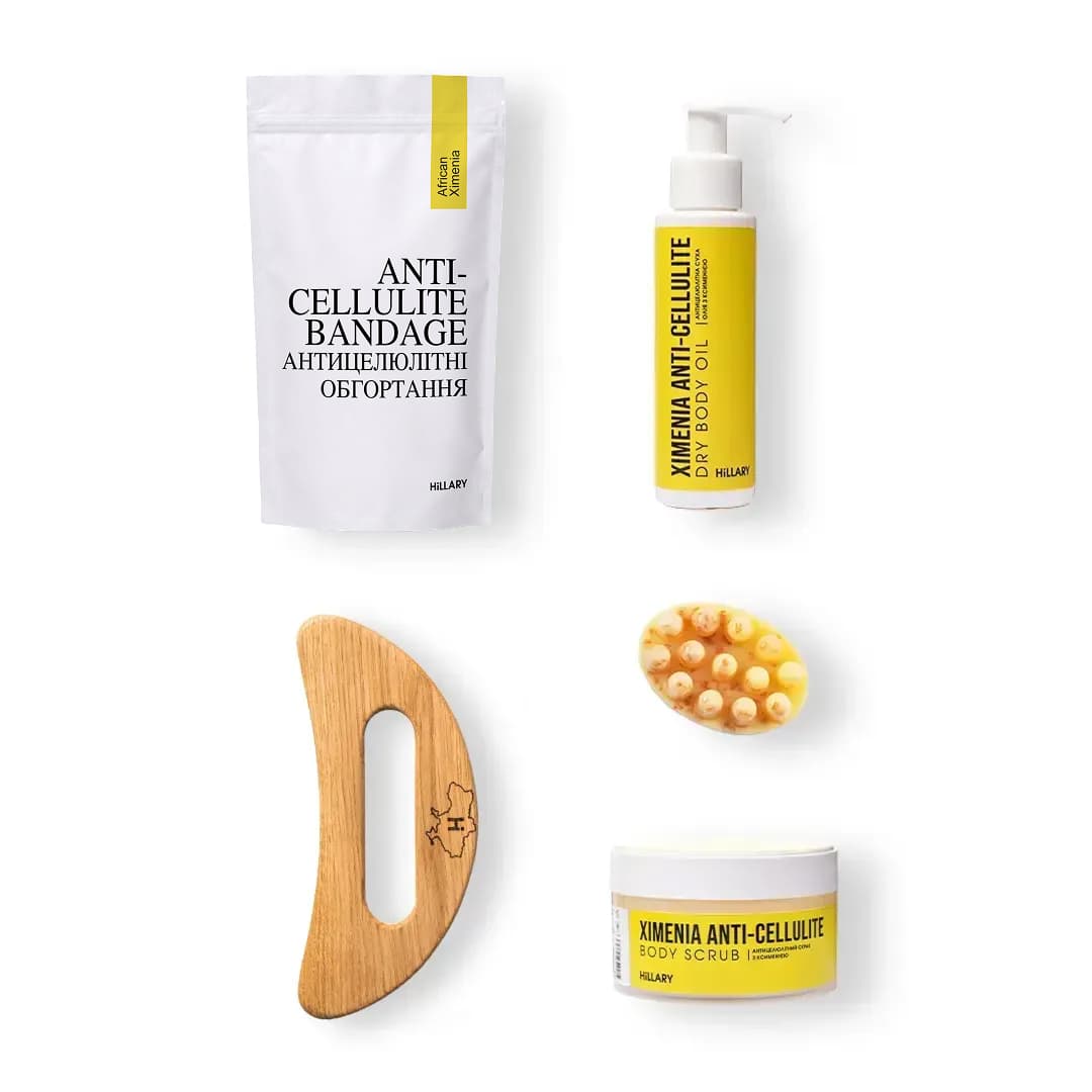 Шкребок гуаша для масажу тіла та антицелюлітні засоби з ксименією