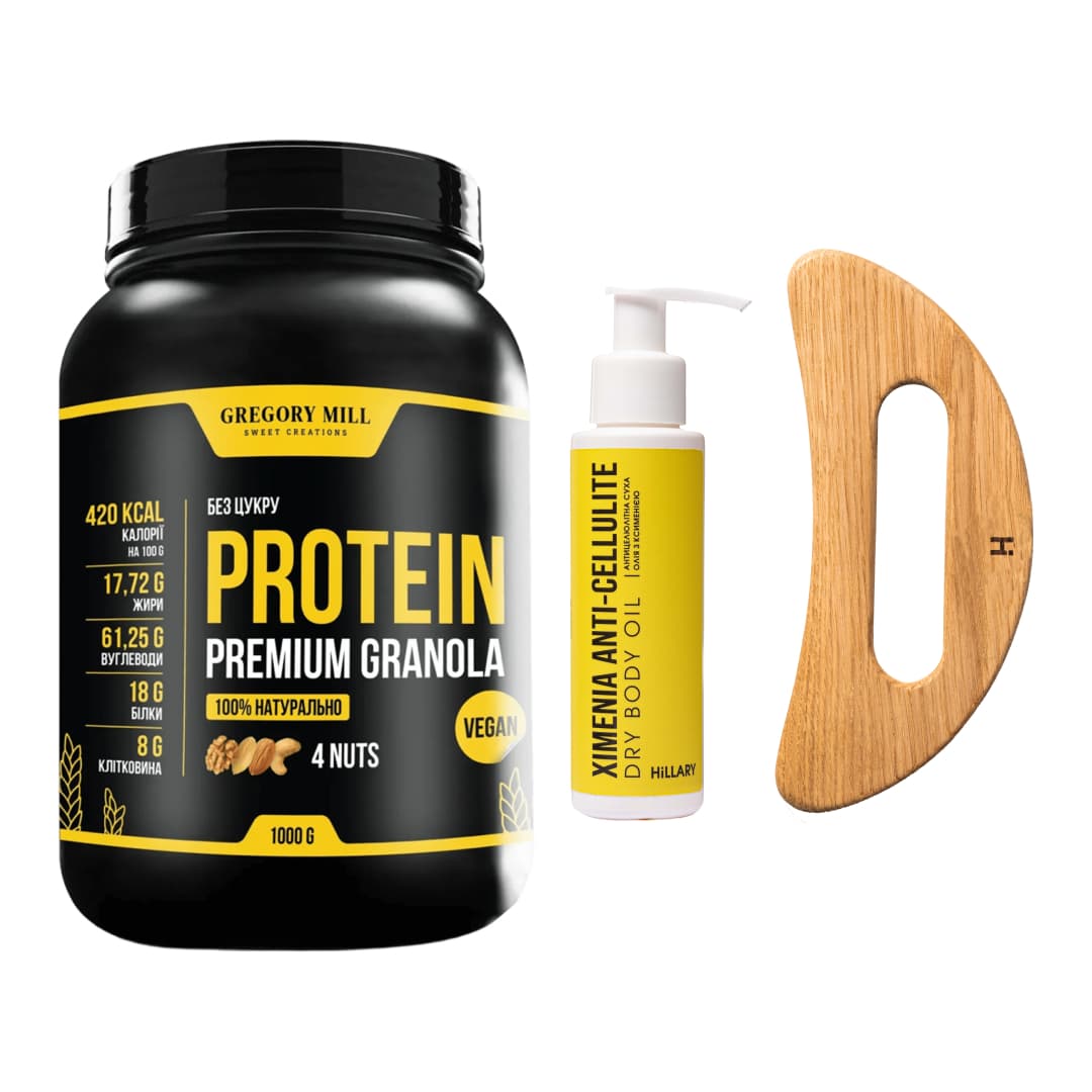 Комплекс для пружного тіла та енергії з протеїновою гранолою