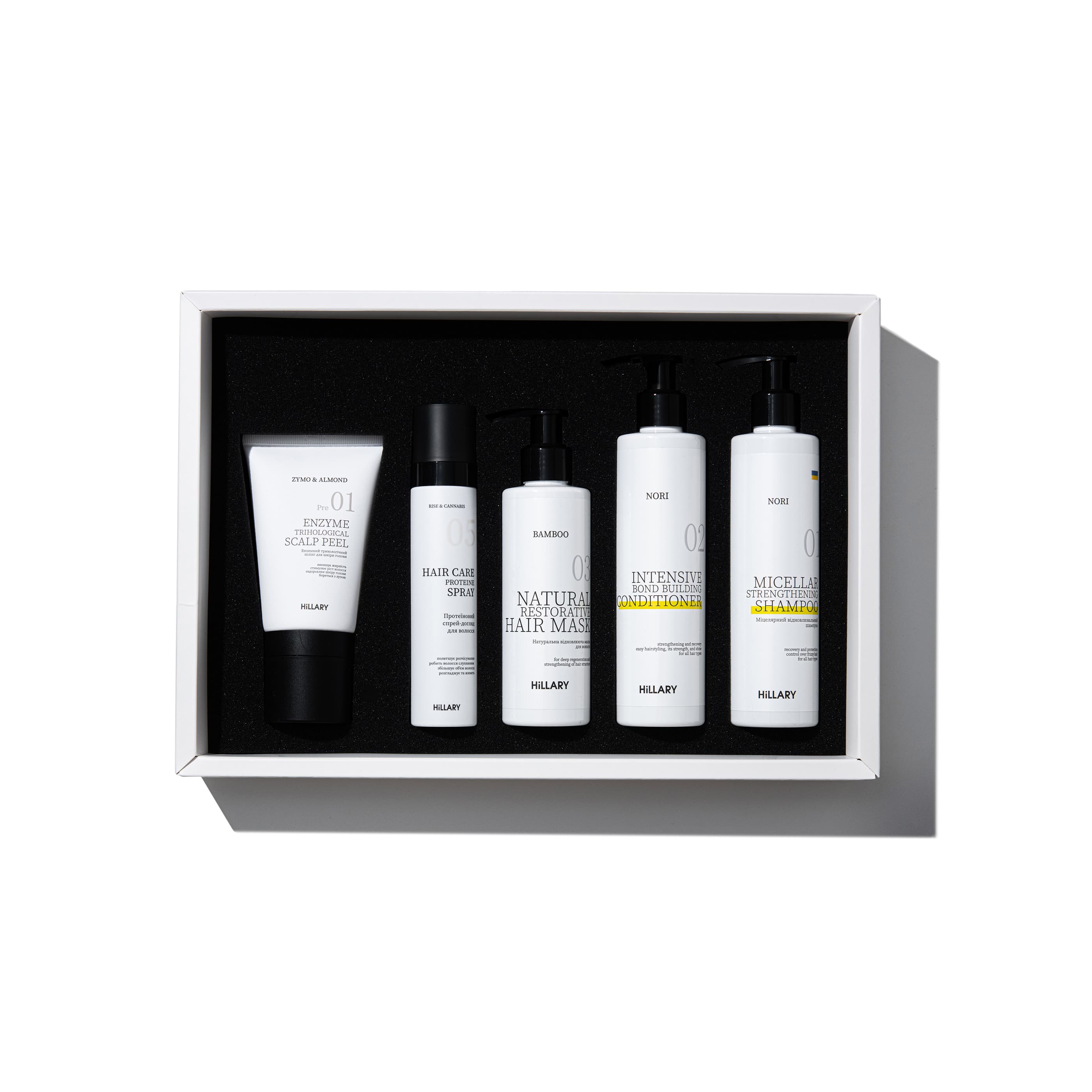 Комплекс для всіх типів волосся з норі та маскою Bamboo