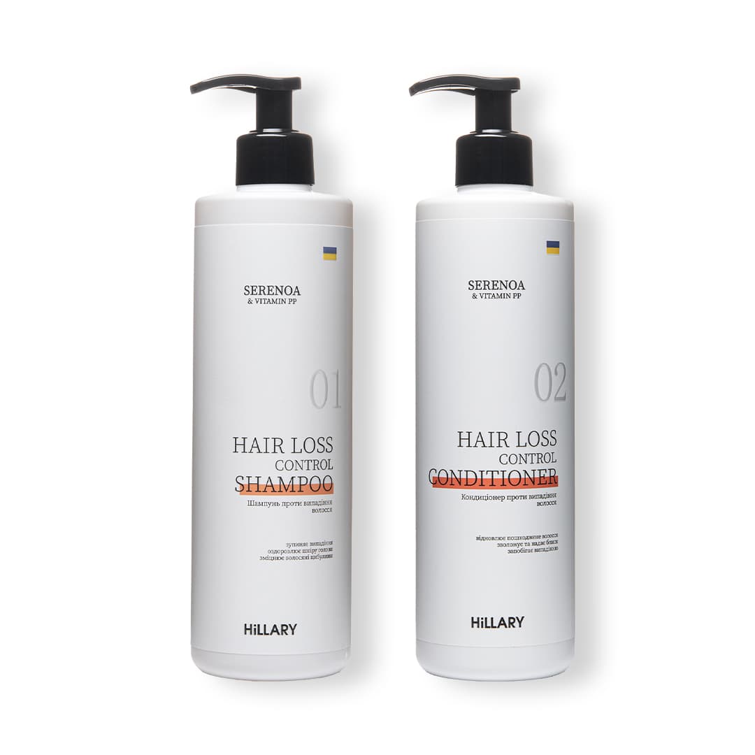 Шампунь і кондиціонер із сереноа проти випадіння волосся, 500 мл