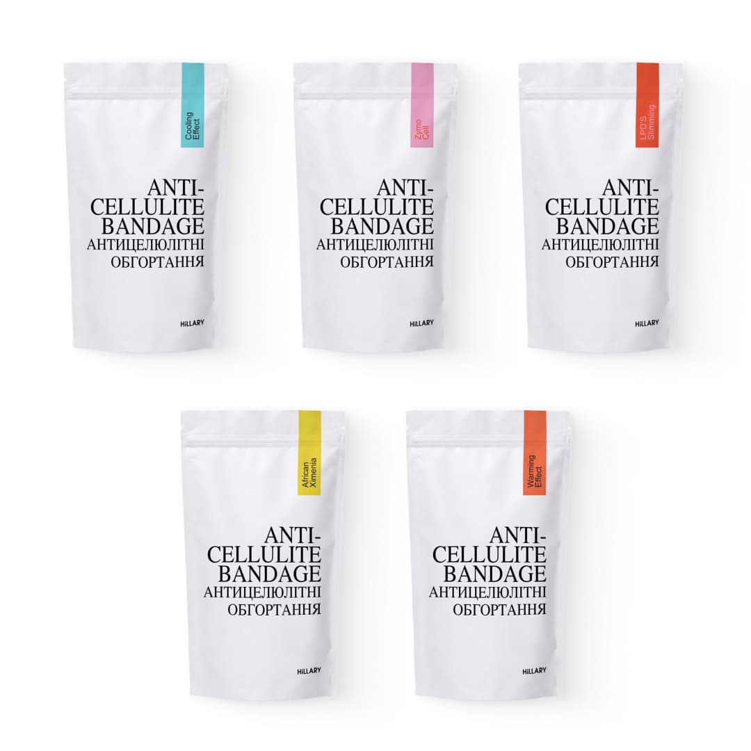 Антицелюлітний набір: п’ять видів обгортань