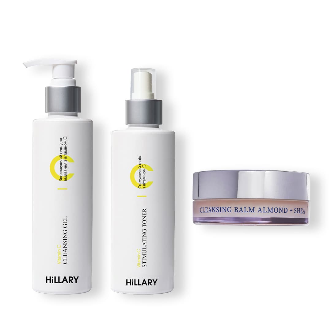 Набір для очищення та освітлення тону шкіри з вітаміном C