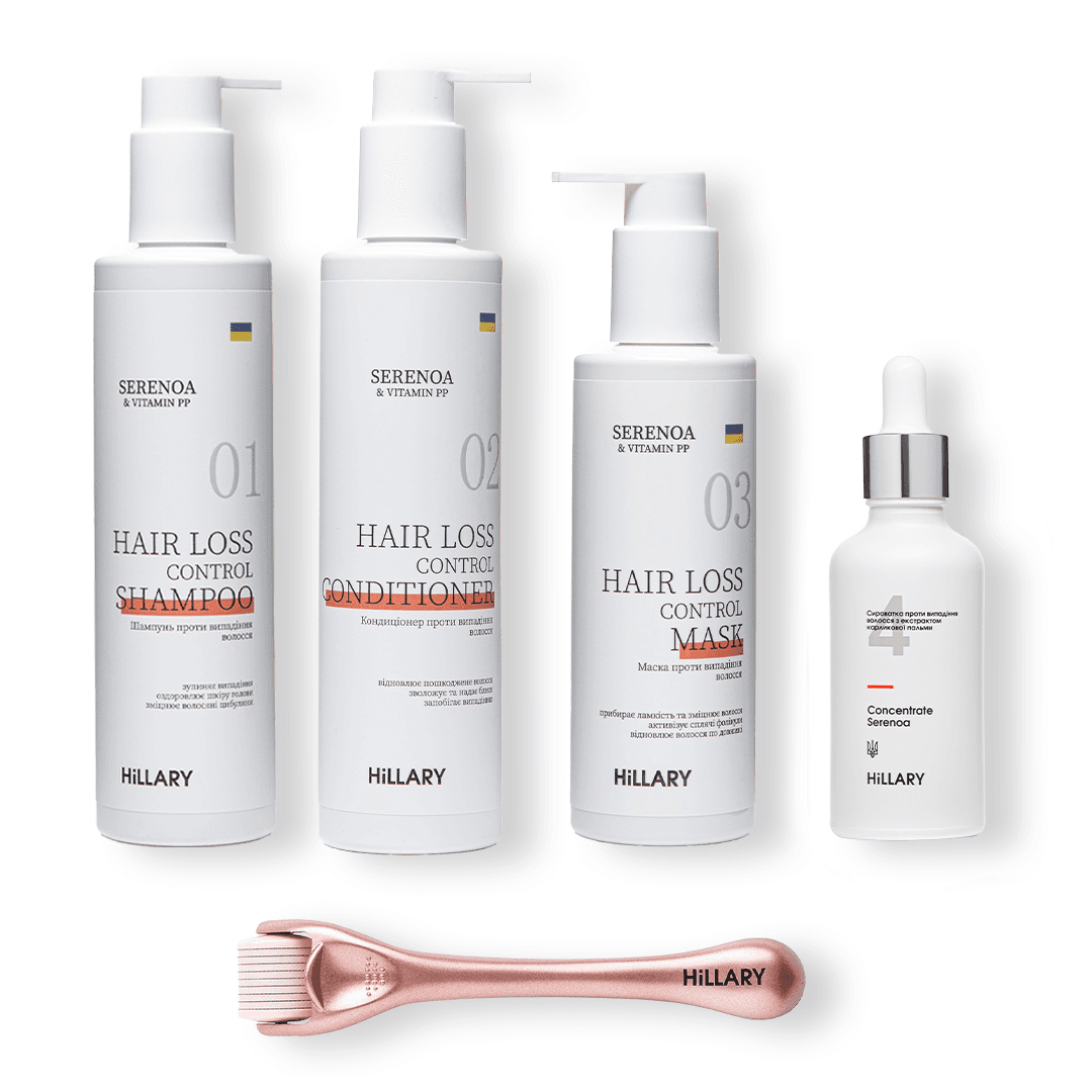Мезоролер для шкіри голови та комплекс проти випадіння волосся