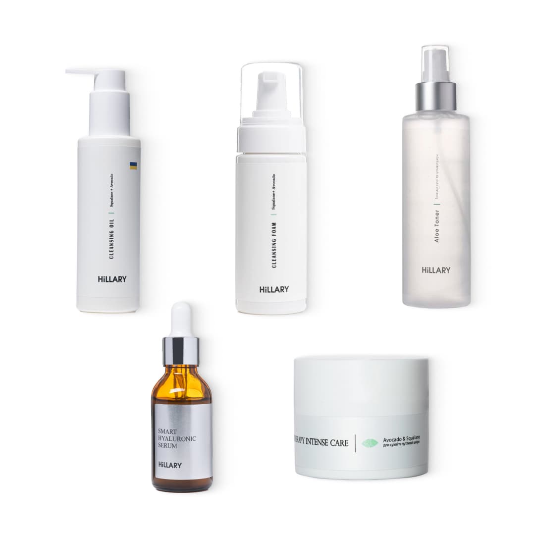 Покроковий догляд за обличчям для сухого типу шкіри