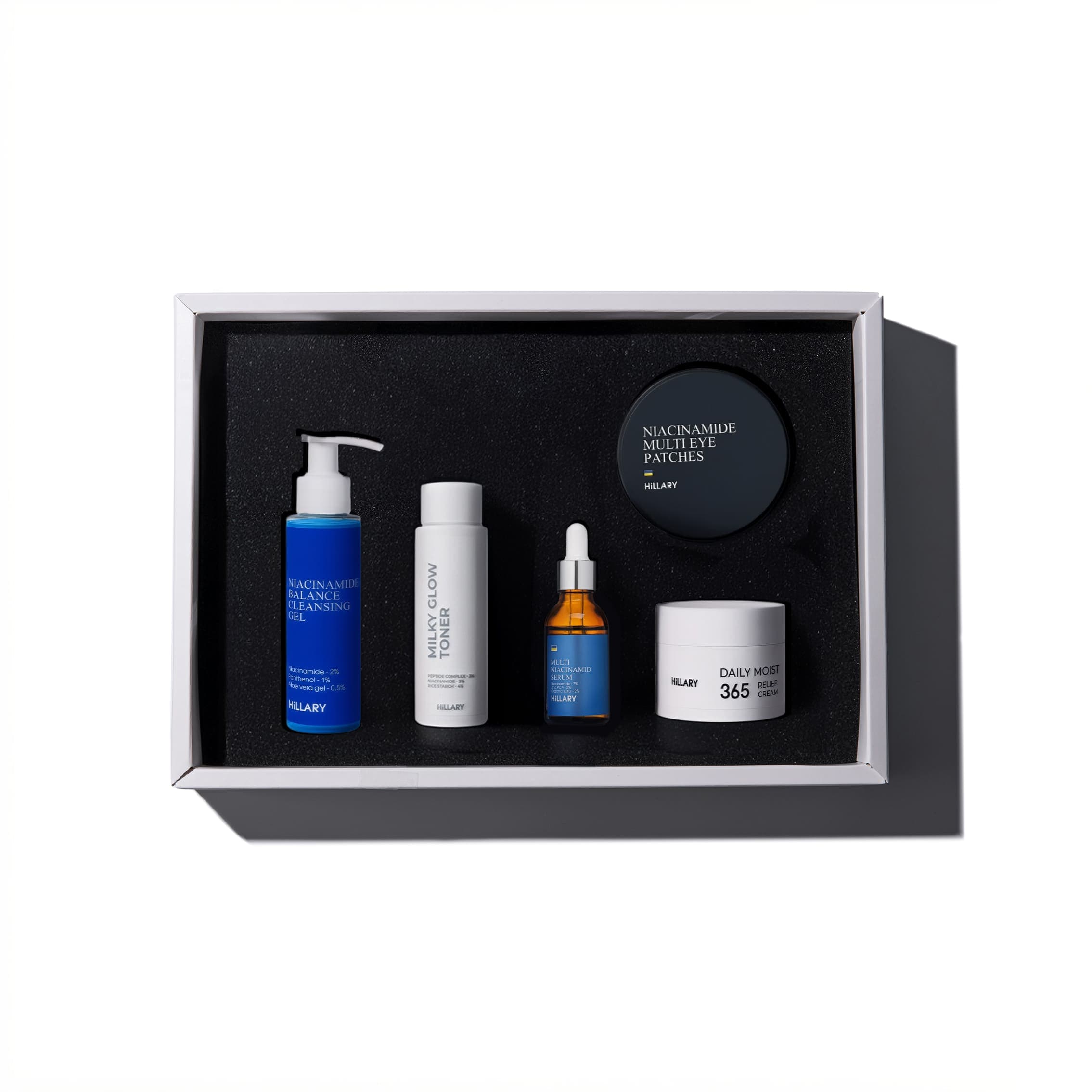 Комплексний б'юті-сет для жирної та комбінованої шкіри з ніацинамідом