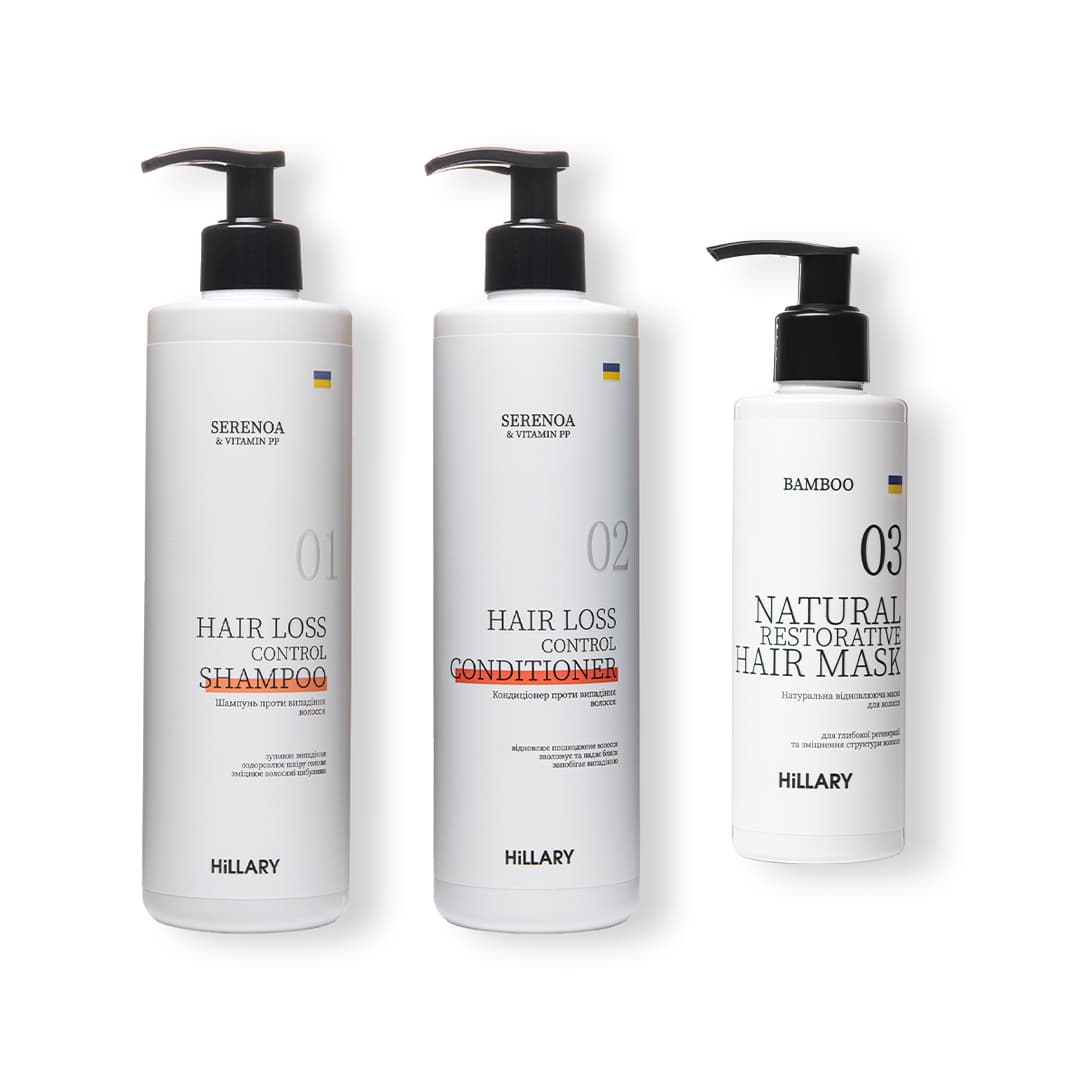 Комплекс проти випадіння волосся із сереноа та маска Bamboo
