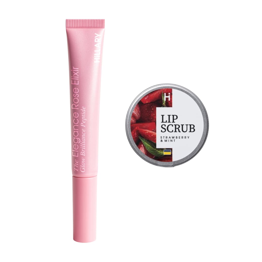 Набір проти сухості та для об'єму губ