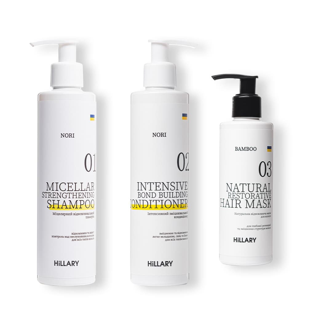 Набір для всіх типів волосся з норі та маскою Bamboo