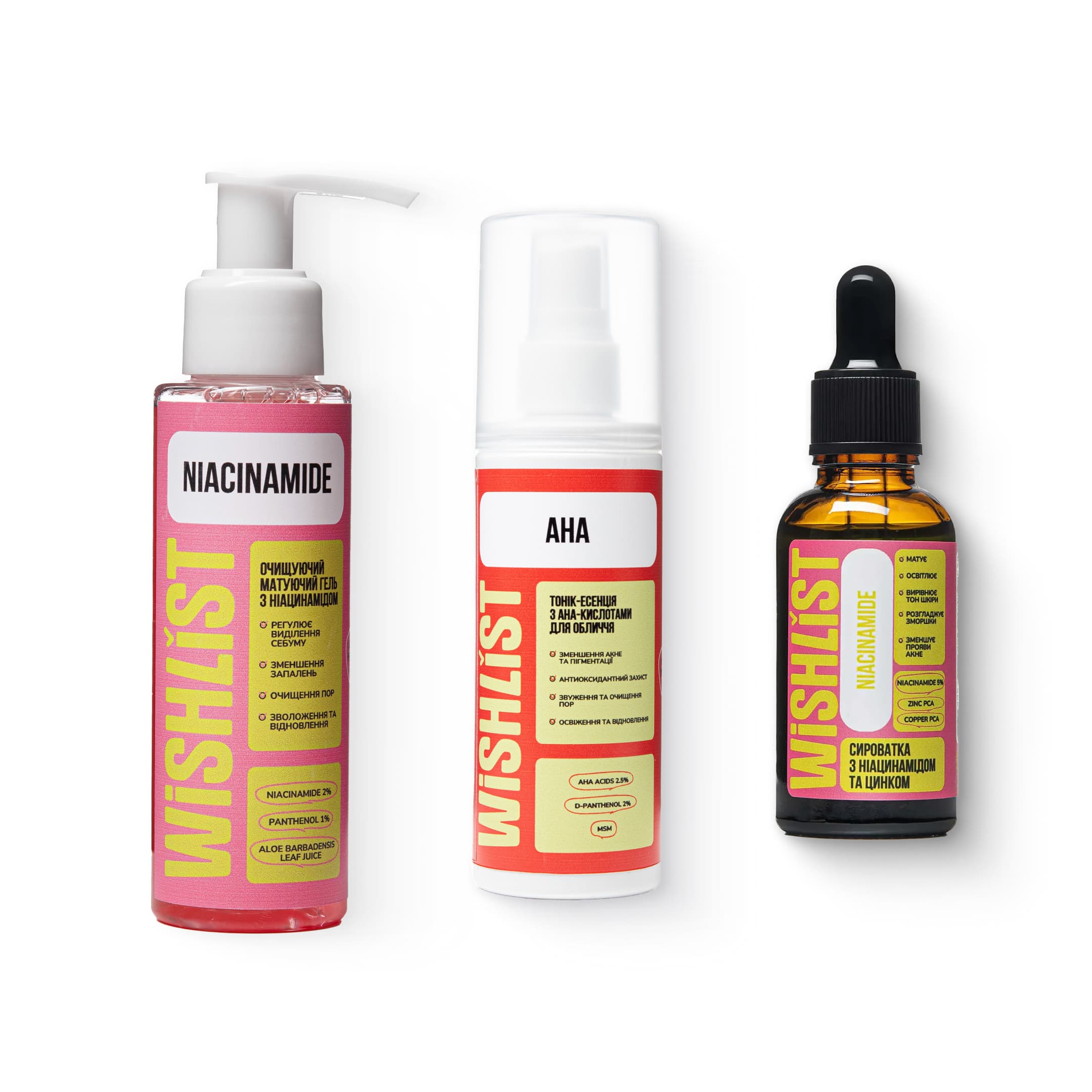 Набір для матовості та контролю себуму