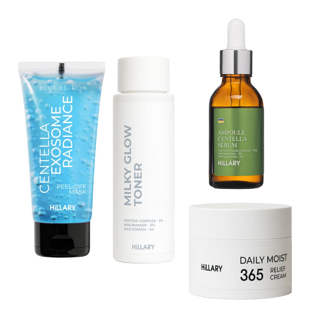 Набір для зменшення набряків та глибокого зволоження шкіри обличчя