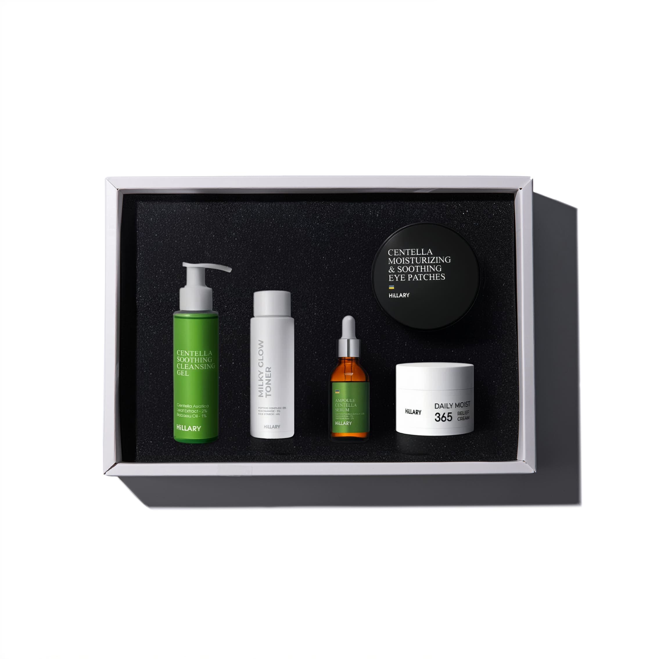 Комплексний б'юті-сет для сухої та нормальної шкіри з центеллою