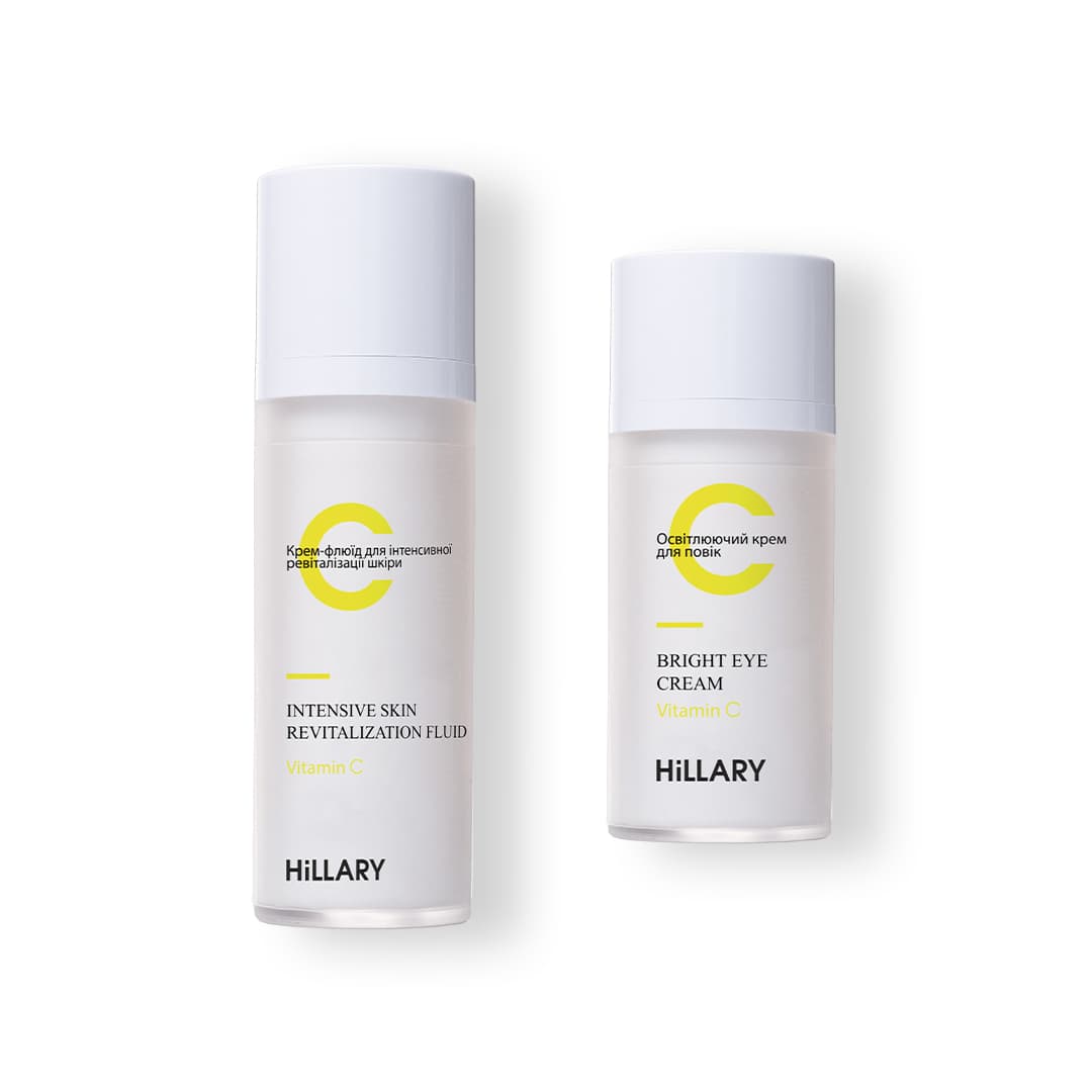 Крем-флюїд та крем для повік з вітаміном C