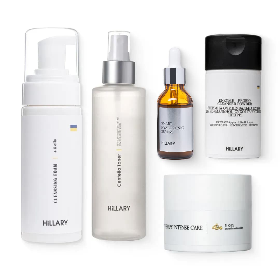 Набір глибокого зволоження та відновлення для нормальної шкіри обличчя