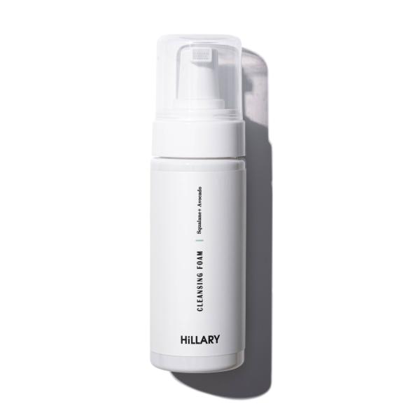 Очищуюча пінка для сухої та чутливої шкіри Hillary Cleansing Foam Squalane + Avocado oil, 150 мл