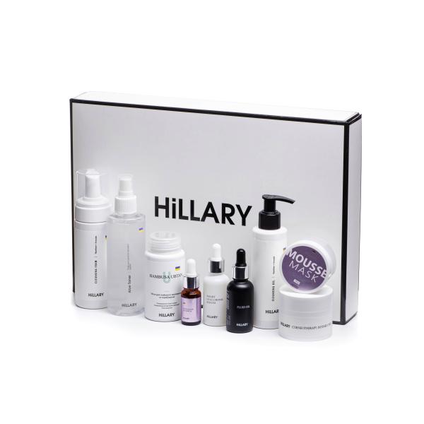 Набір для комплексного догляду за сухою та чутливою шкірою Hillary Perfect 9