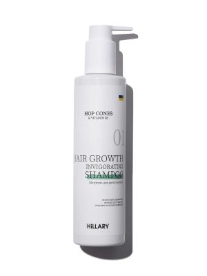 Шампунь для росту волосся Hillary Hop Cones & B5 Hair Growth Invigorating, 250 мл
