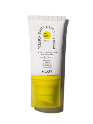 Сонцезахисний крем для обличчя SPF 50+ Hillary VitaSun Daily Defense Cream, 40 мл