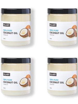 Сет Рафінованих кокосових олій Hillary 100% Pure Coconut Oil, 500 мл