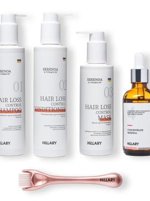 Мезороллер для шкіри голови Hillary + Комплекс проти випадіння волосся