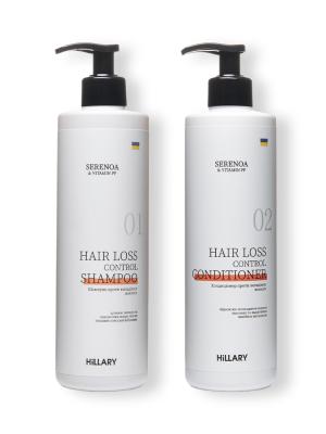 Шампунь + Кондиціонер Hillary Serenoa & РР Hair Loss Control , 500 мл