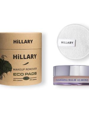 Набір для зняття макіяжу Hillary Cleansing Balm Almond + Shea & ECO Pads