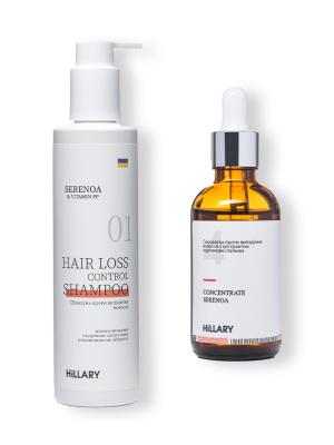 Шампунь + Cироватка проти випадіння волосся Hillary Serenoa & РР Hair Loss Control